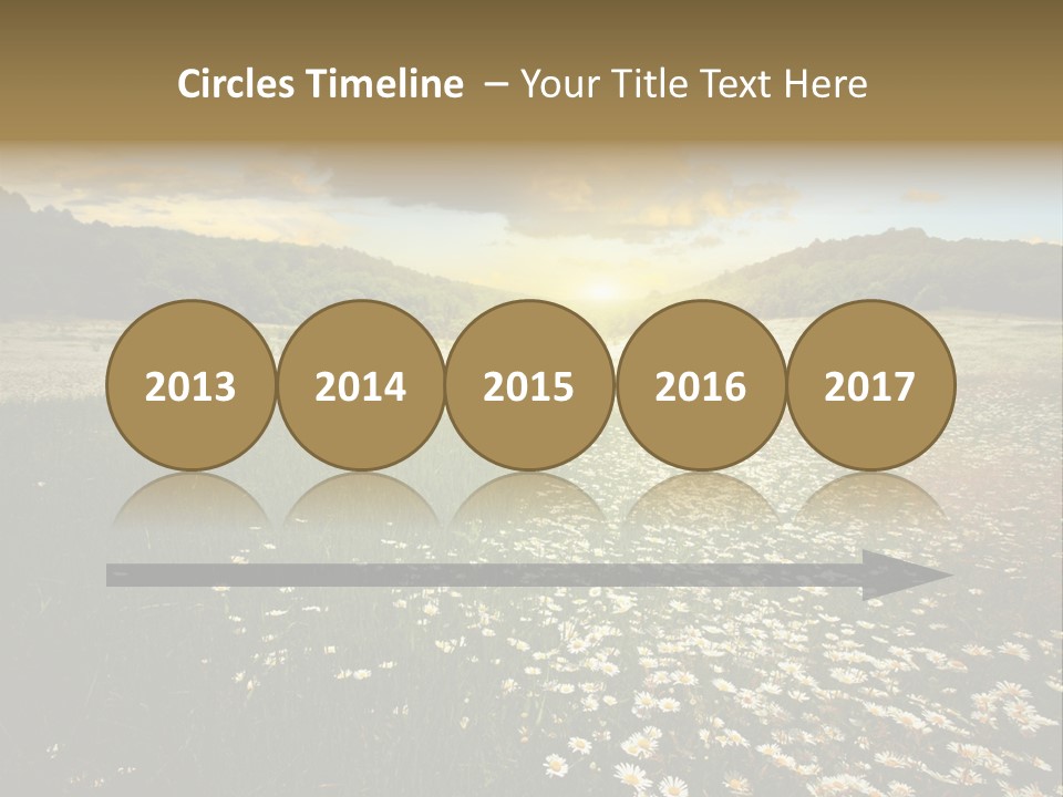 Spring Landscape Sky PowerPoint Template