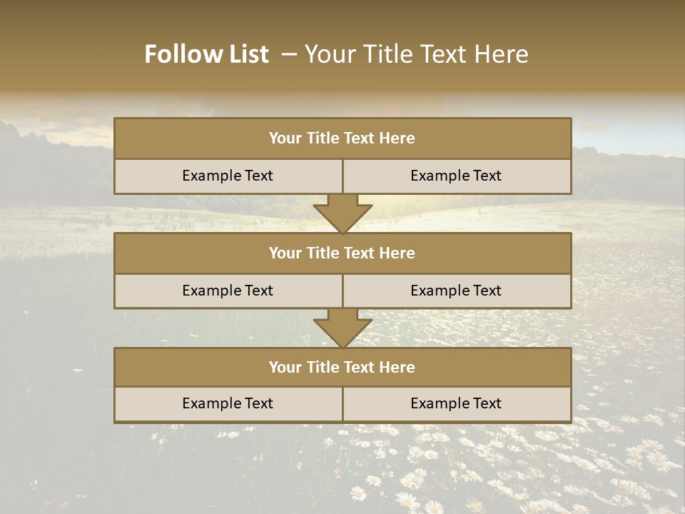 Spring Landscape Sky PowerPoint Template