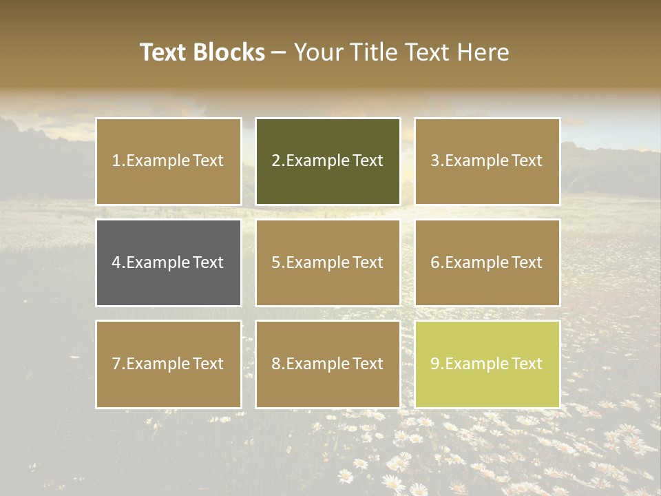 Spring Landscape Sky PowerPoint Template