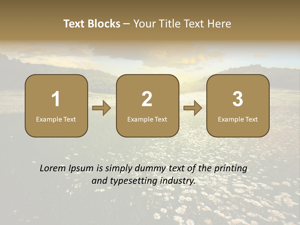 Spring Landscape Sky PowerPoint Template