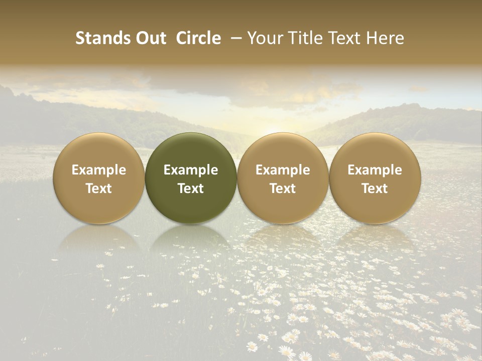 Spring Landscape Sky PowerPoint Template