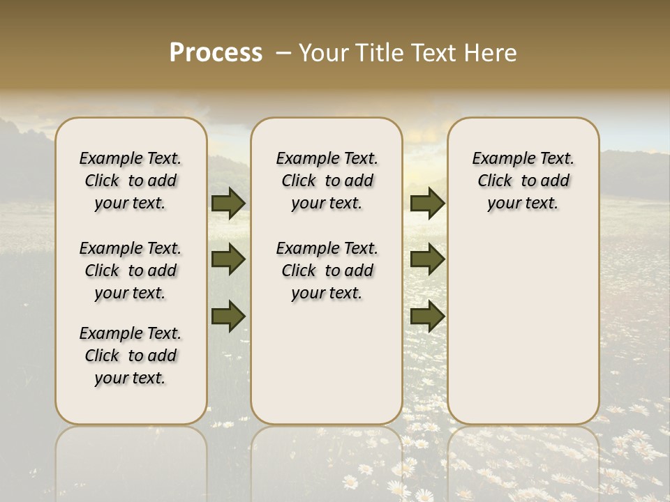 Spring Landscape Sky PowerPoint Template