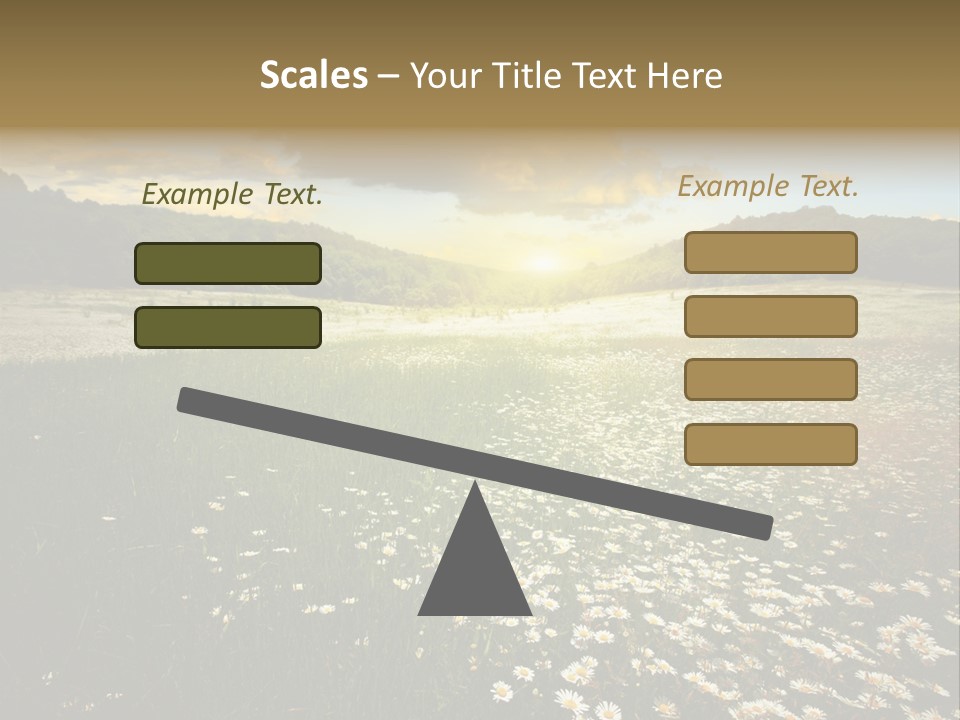 Spring Landscape Sky PowerPoint Template