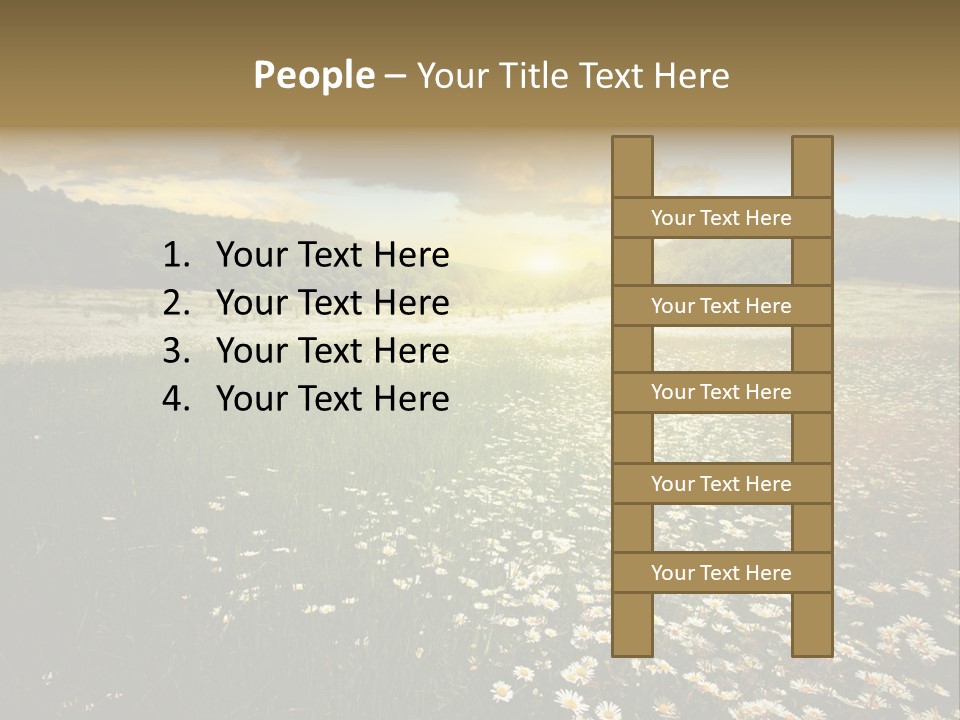 Spring Landscape Sky PowerPoint Template