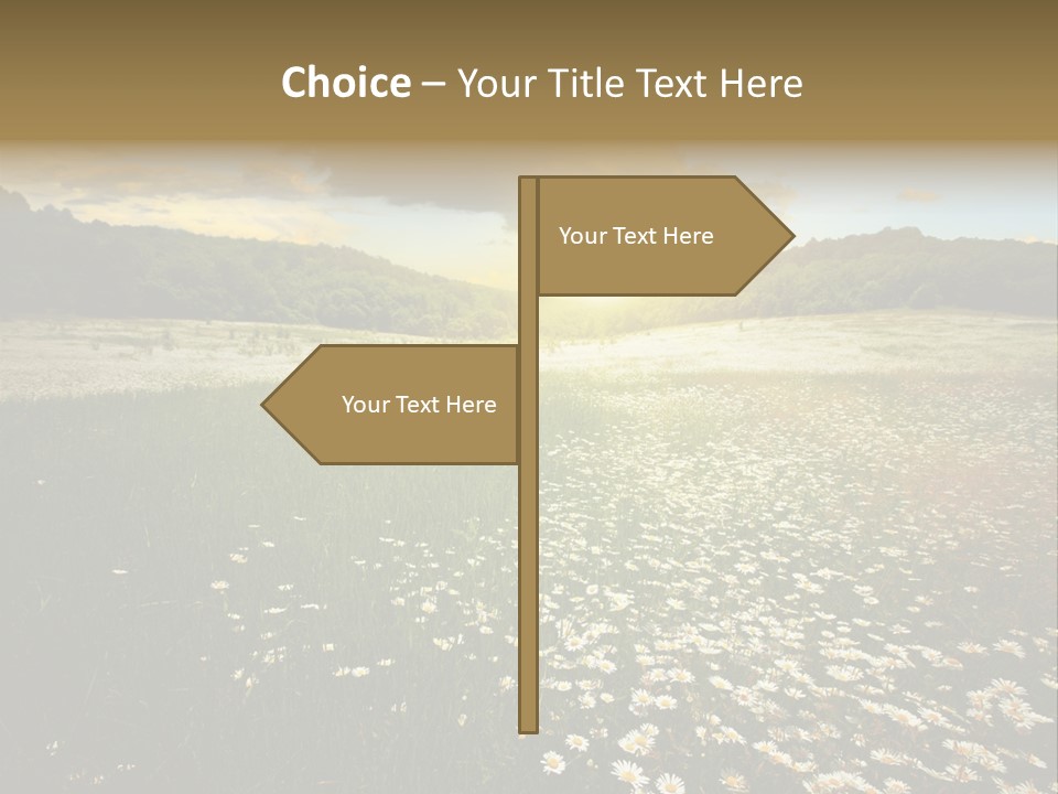 Spring Landscape Sky PowerPoint Template