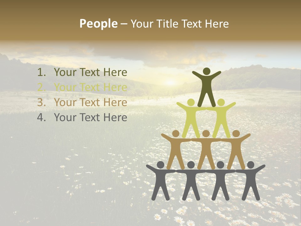 Spring Landscape Sky PowerPoint Template