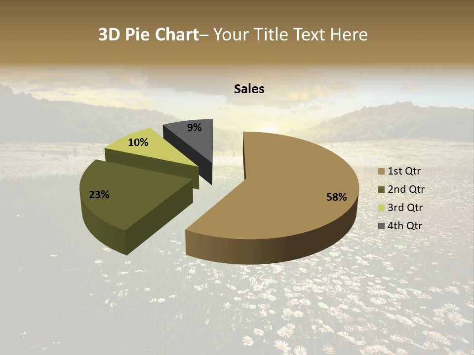 Spring Landscape Sky PowerPoint Template