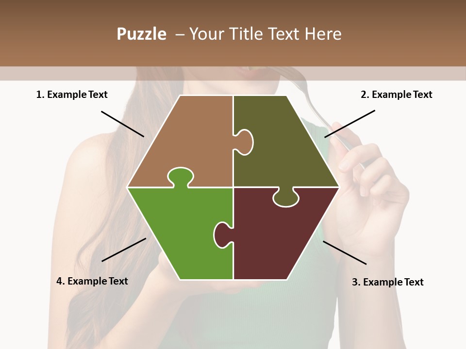 Teamwork Trategy Li Ten PowerPoint Template