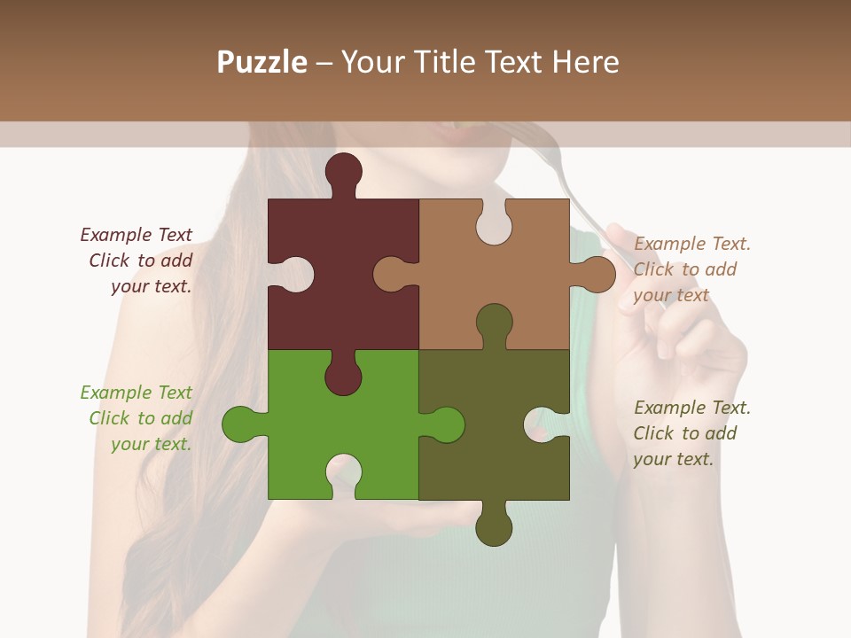 Teamwork Trategy Li Ten PowerPoint Template
