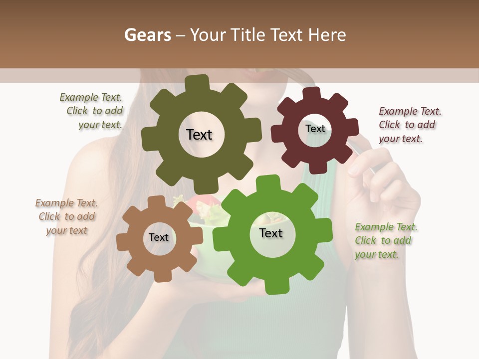 Teamwork Trategy Li Ten PowerPoint Template