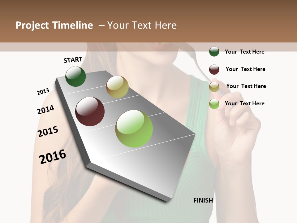 Teamwork Trategy Li Ten PowerPoint Template