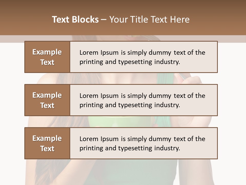 Teamwork Trategy Li Ten PowerPoint Template