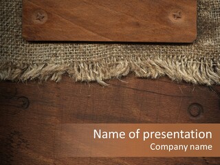 Old Pattern Frame PowerPoint Template