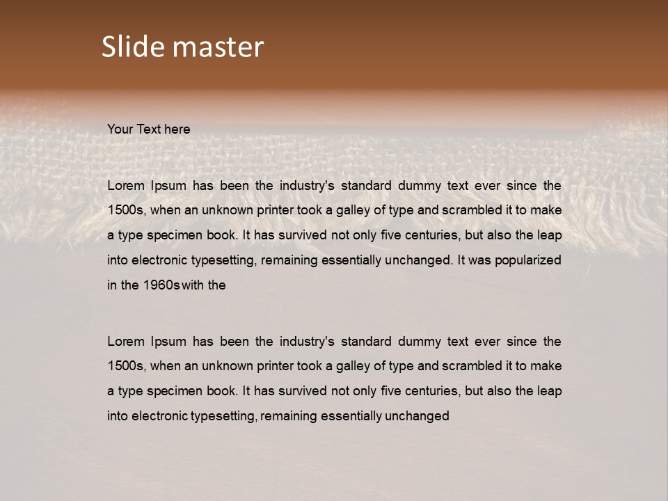 Old Pattern Frame PowerPoint Template