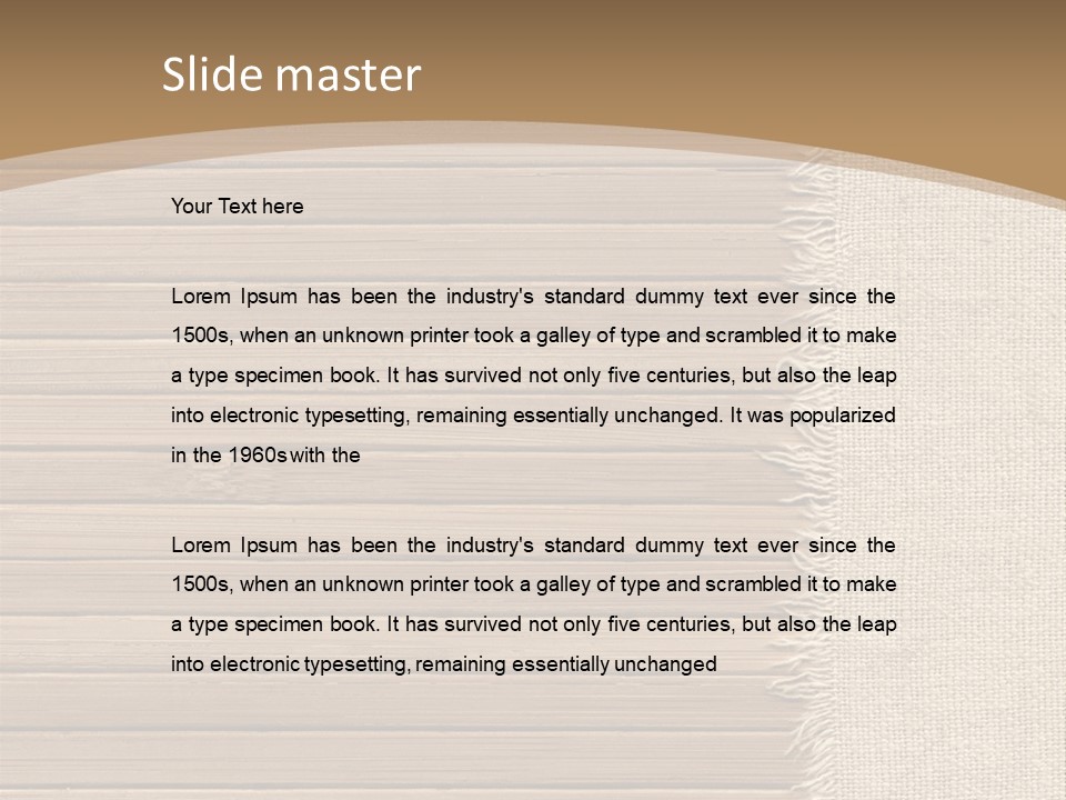 Texture Frame Background PowerPoint Template