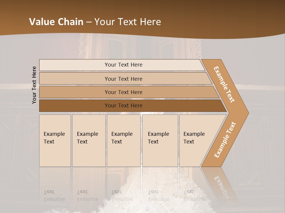 Portrait Wedding Newlyweds PowerPoint Template
