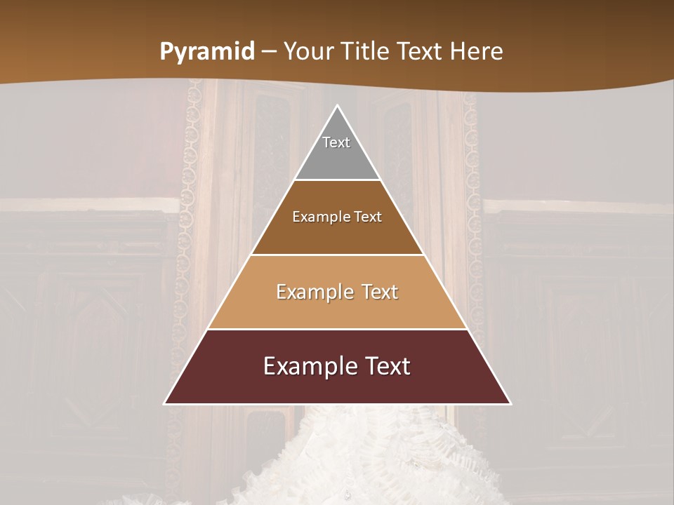 Portrait Wedding Newlyweds PowerPoint Template