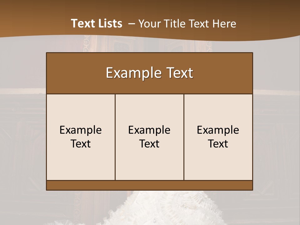 Portrait Wedding Newlyweds PowerPoint Template