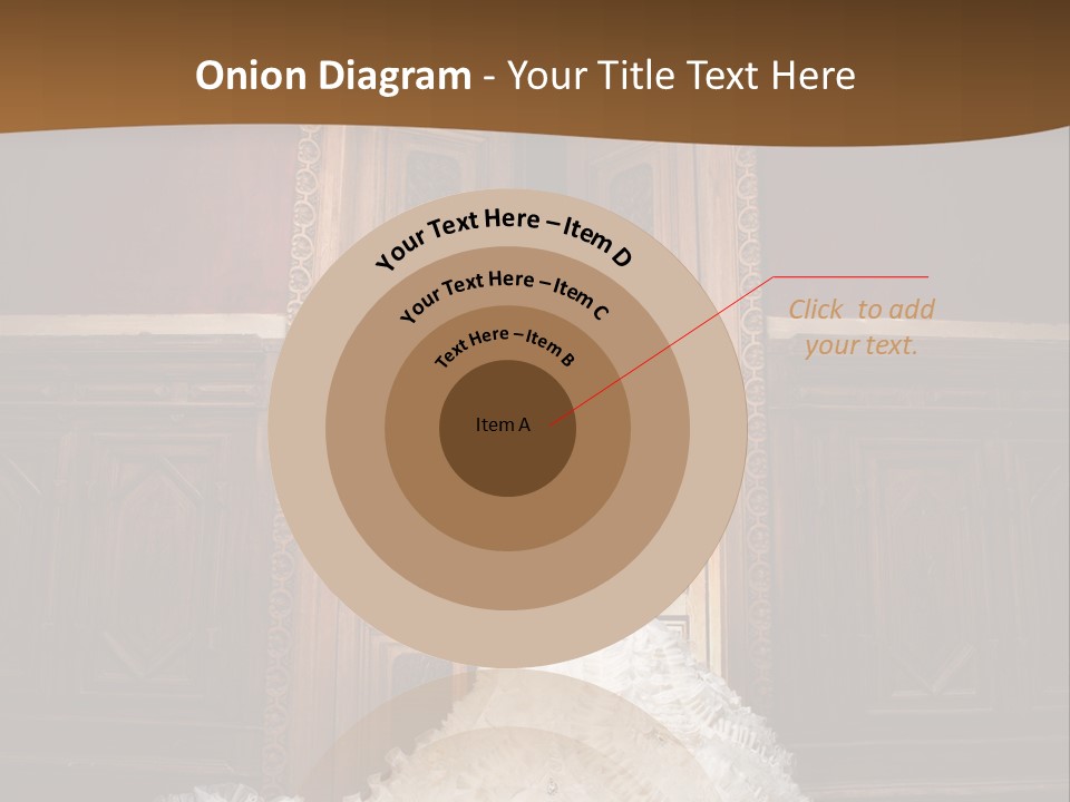 Portrait Wedding Newlyweds PowerPoint Template