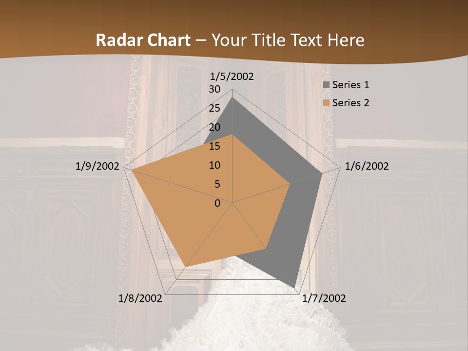 Portrait Wedding Newlyweds PowerPoint Template