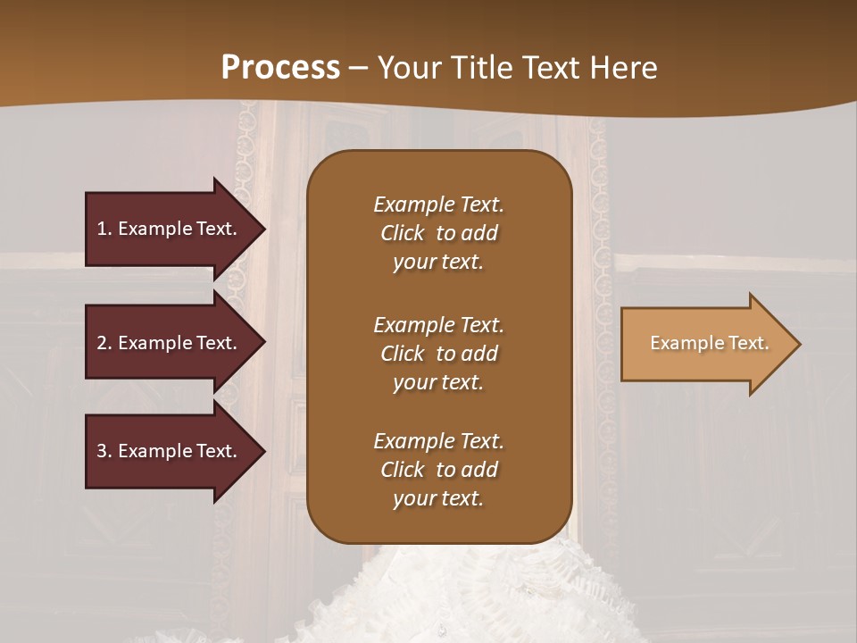 Portrait Wedding Newlyweds PowerPoint Template