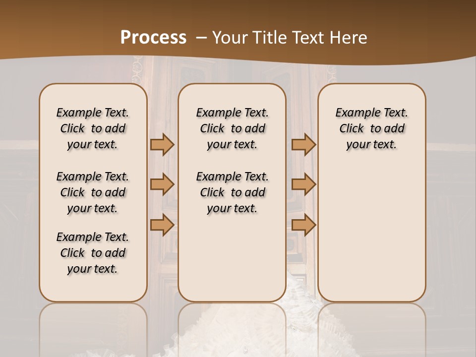 Portrait Wedding Newlyweds PowerPoint Template