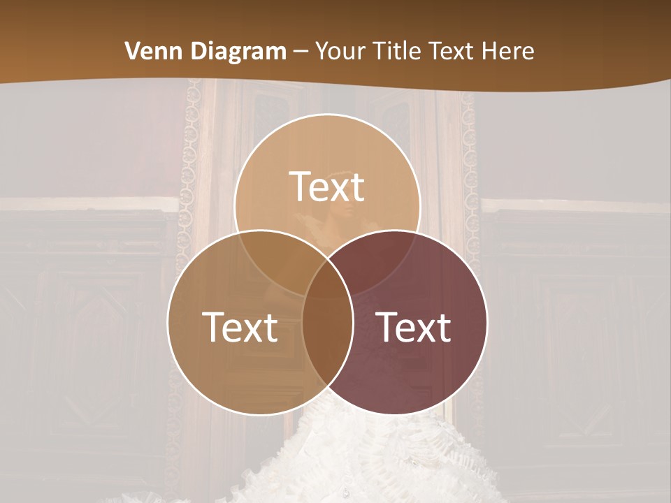 Portrait Wedding Newlyweds PowerPoint Template