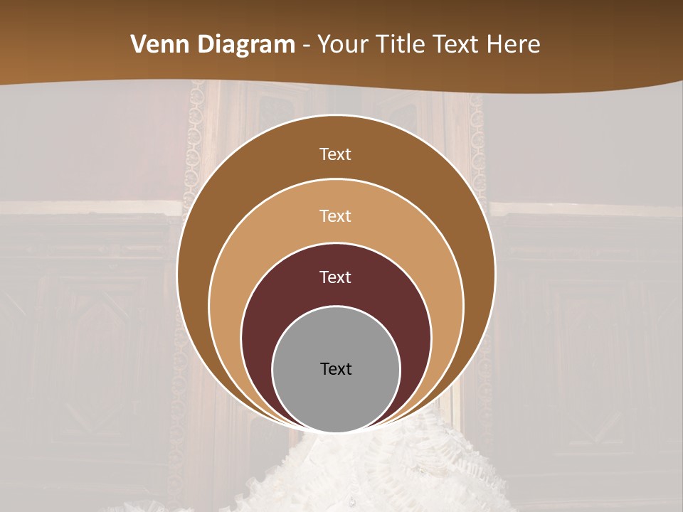 Portrait Wedding Newlyweds PowerPoint Template