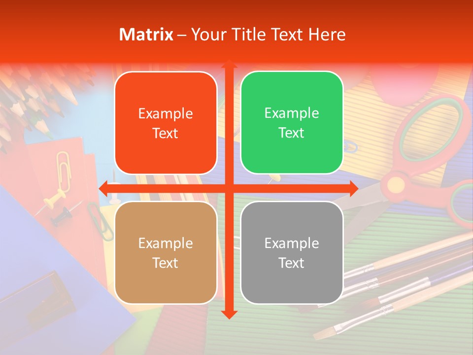 No People Accessories Learning PowerPoint Template
