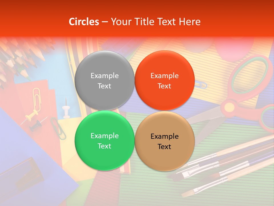 No People Accessories Learning PowerPoint Template