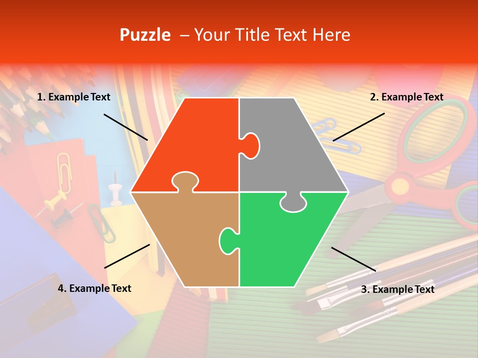 No People Accessories Learning PowerPoint Template