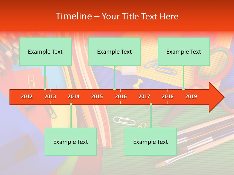 No People Accessories Learning PowerPoint Template