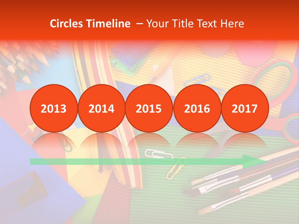 No People Accessories Learning PowerPoint Template