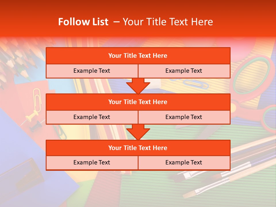 No People Accessories Learning PowerPoint Template