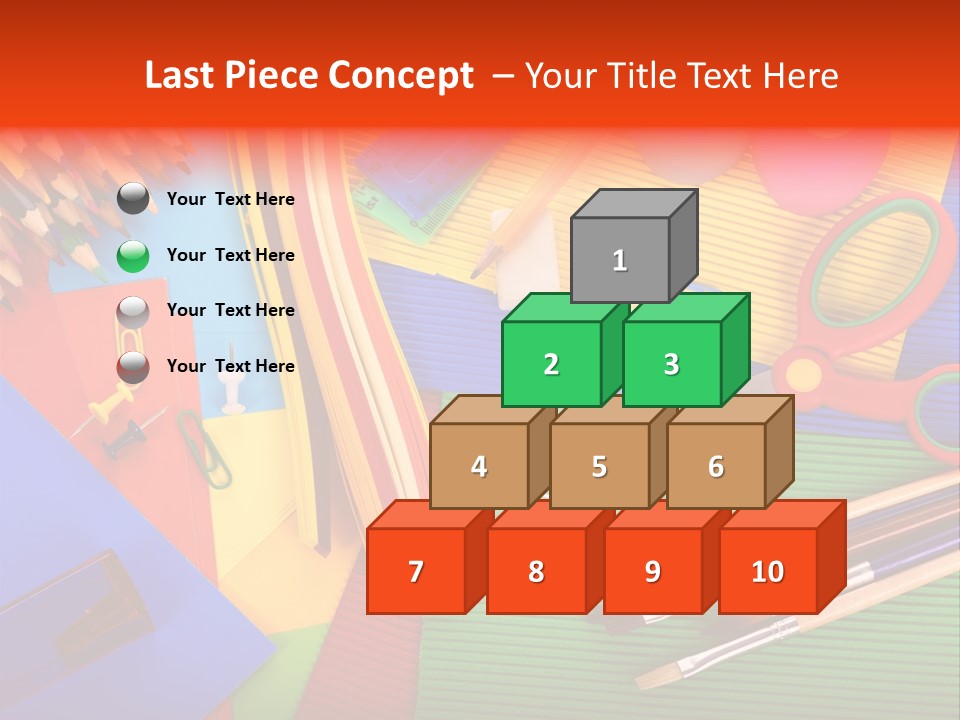 No People Accessories Learning PowerPoint Template