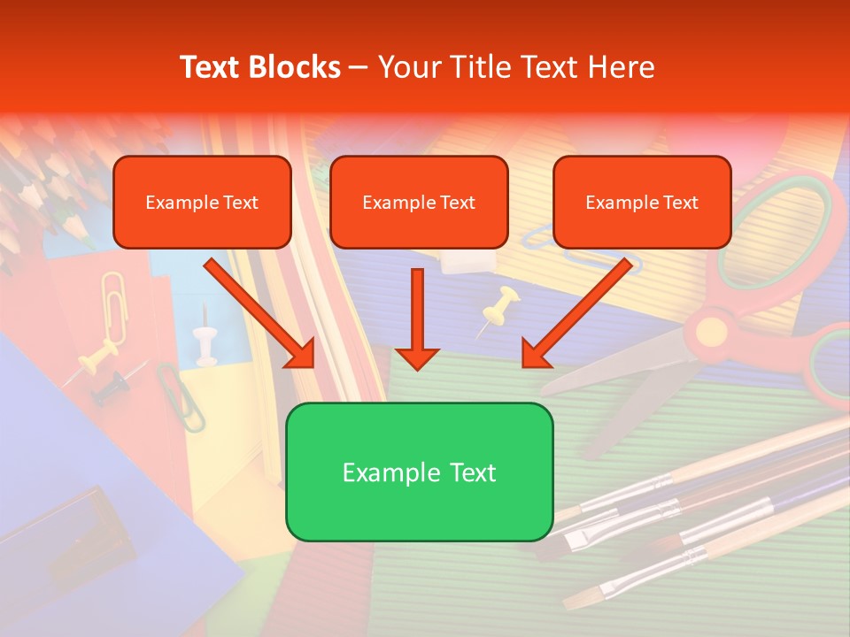 No People Accessories Learning PowerPoint Template