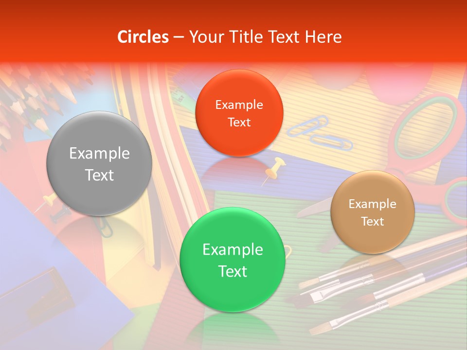 No People Accessories Learning PowerPoint Template