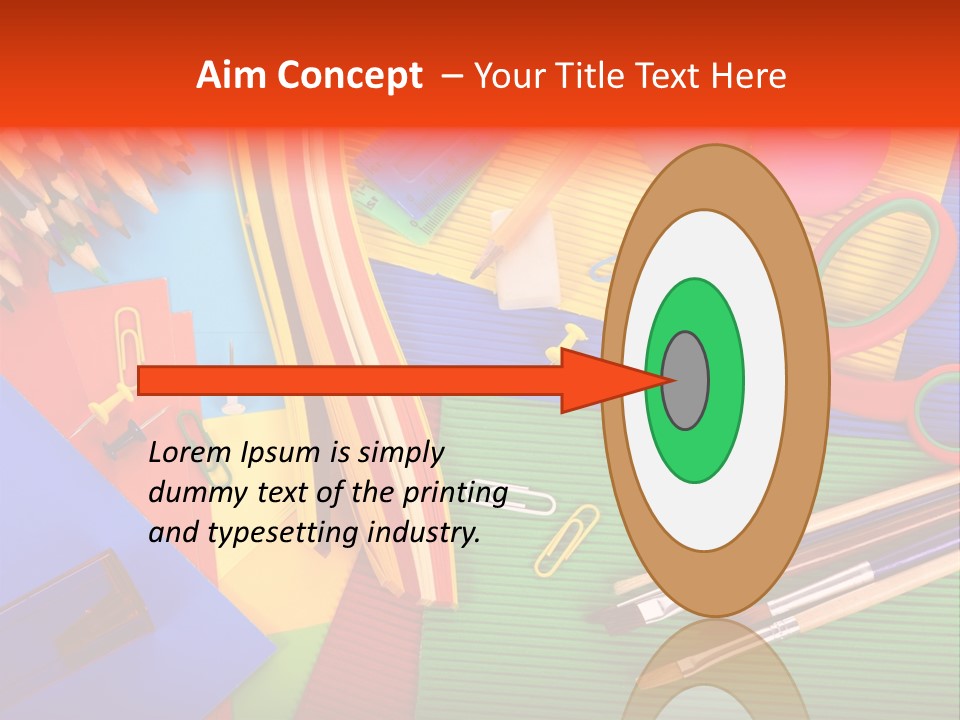 No People Accessories Learning PowerPoint Template