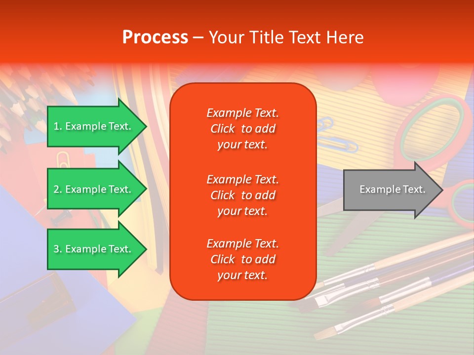 No People Accessories Learning PowerPoint Template