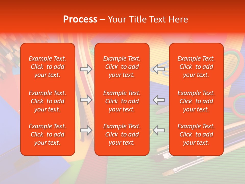 No People Accessories Learning PowerPoint Template