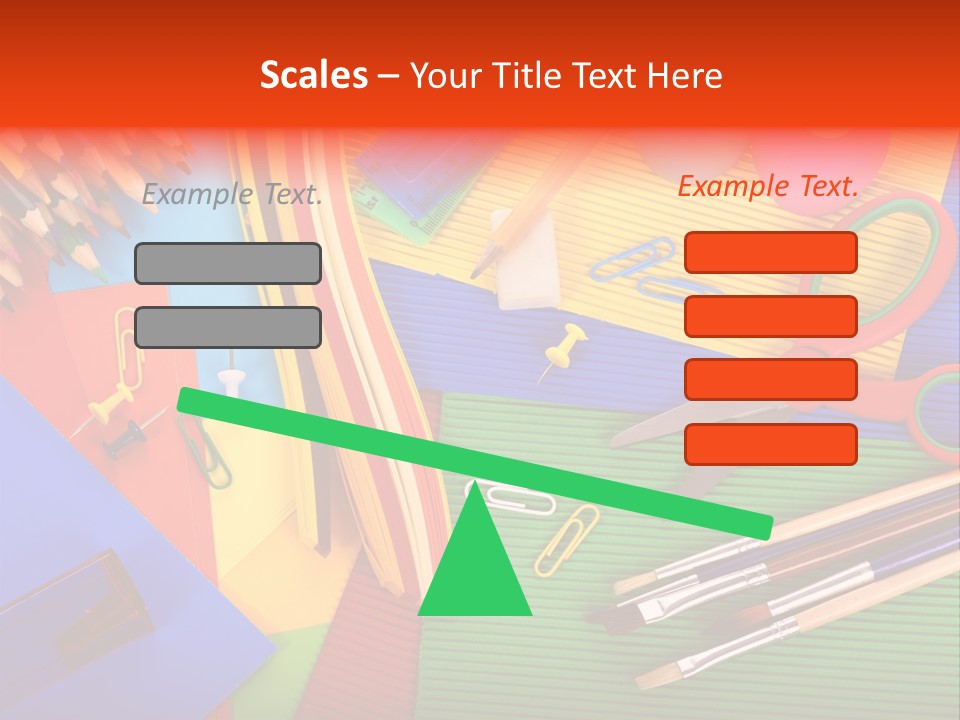 No People Accessories Learning PowerPoint Template