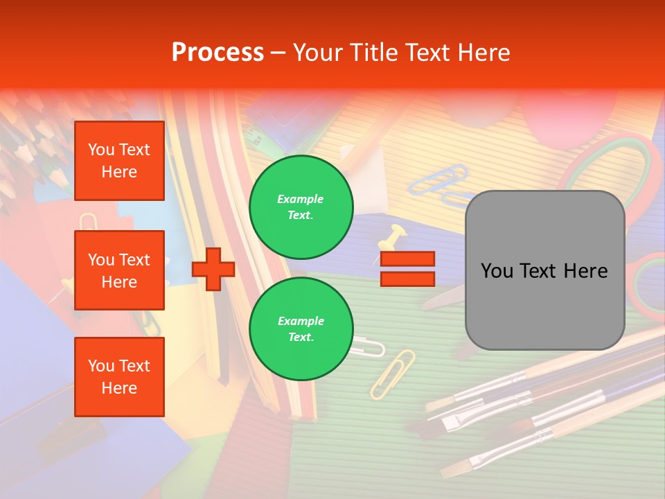 No People Accessories Learning PowerPoint Template