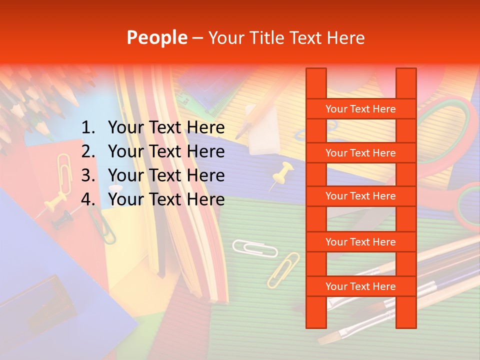 No People Accessories Learning PowerPoint Template