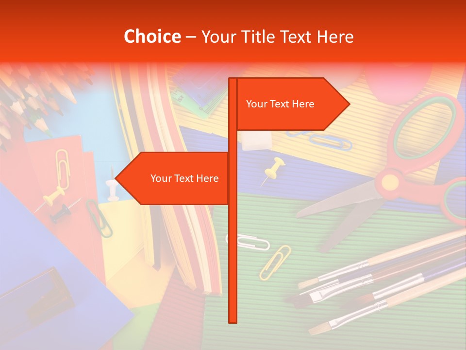 No People Accessories Learning PowerPoint Template