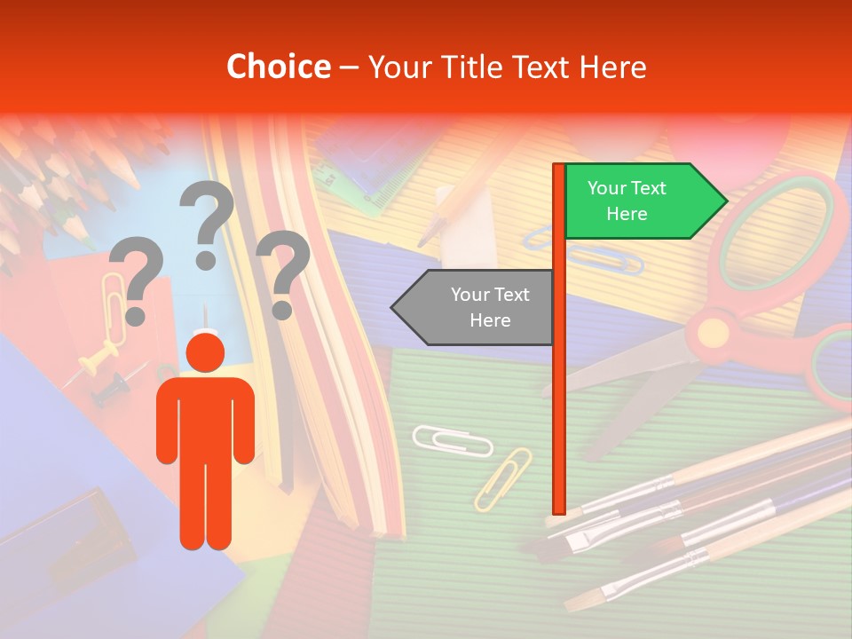 No People Accessories Learning PowerPoint Template