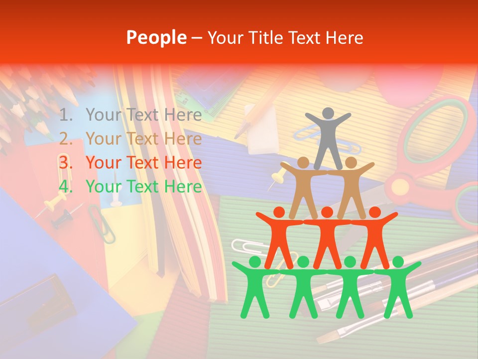 No People Accessories Learning PowerPoint Template