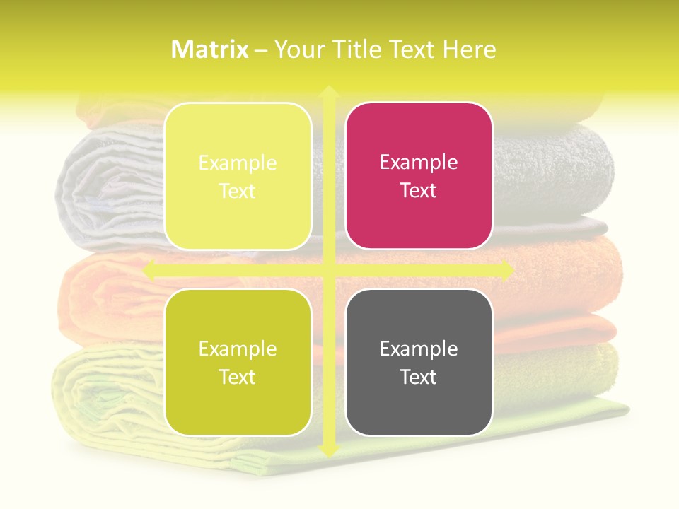 Folded Cloth Dry PowerPoint Template