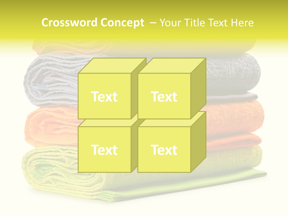 Folded Cloth Dry PowerPoint Template