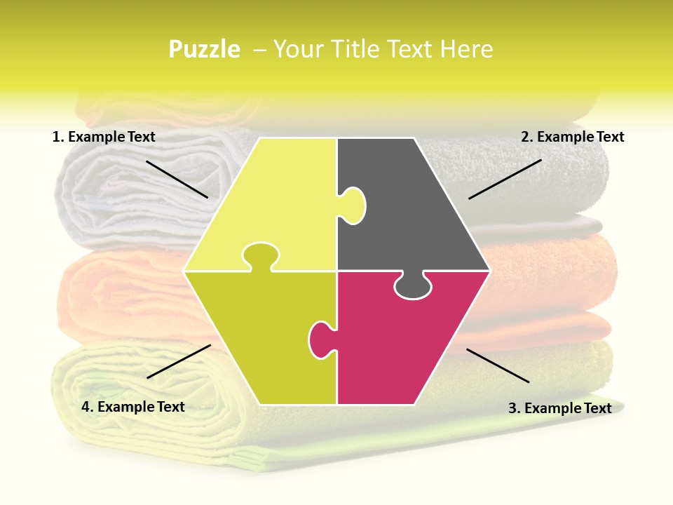 Folded Cloth Dry PowerPoint Template