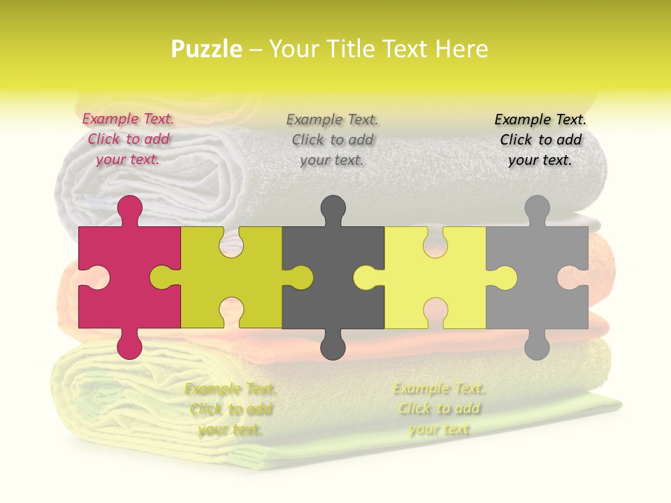 Folded Cloth Dry PowerPoint Template